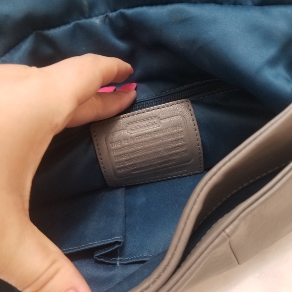 Gray Coach crossbody - Picture 3 of 7